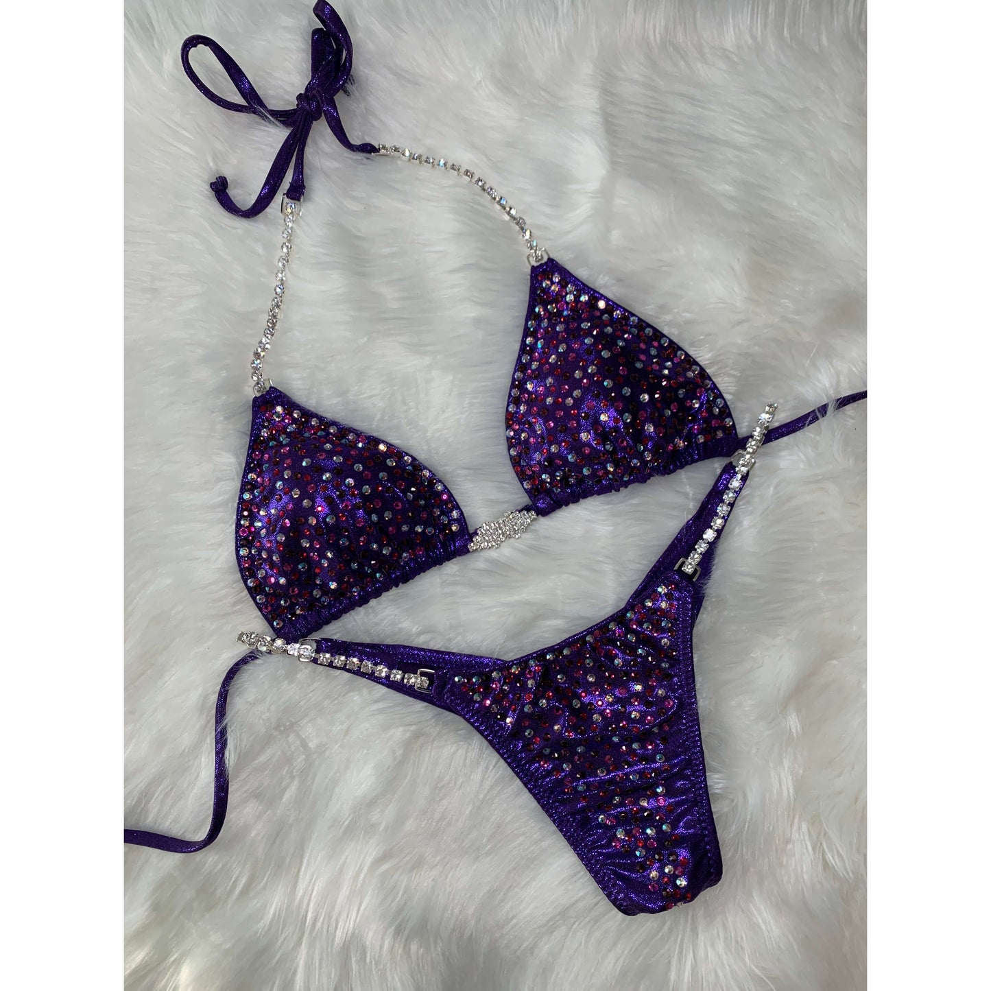 Eggplant mystic hologram suit