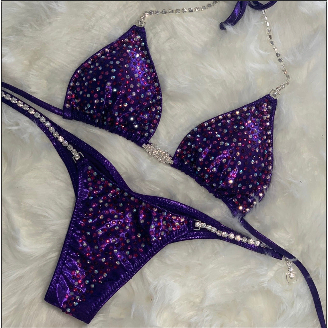 Eggplant competition suit