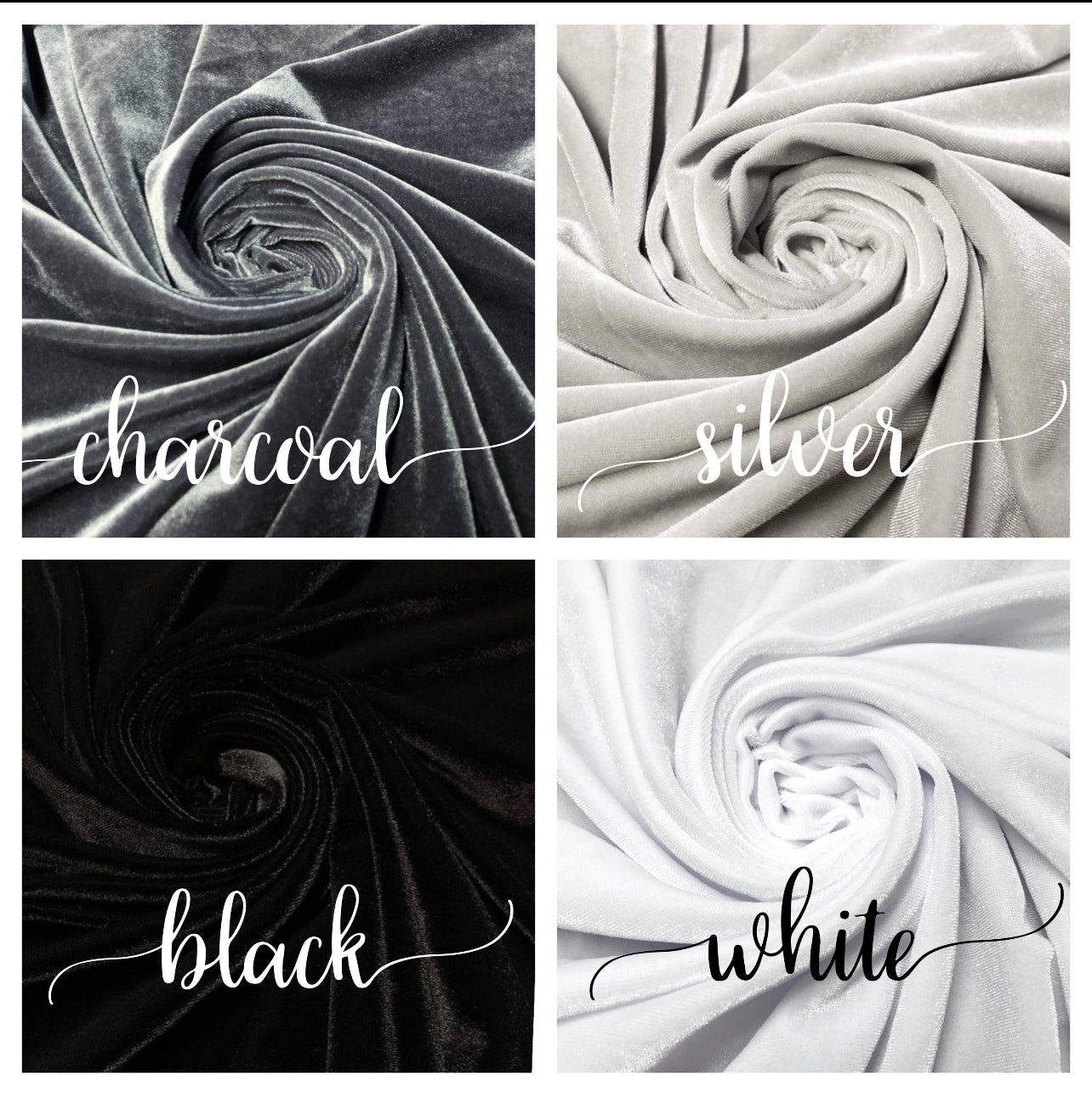 Stretch Velvet Swatches