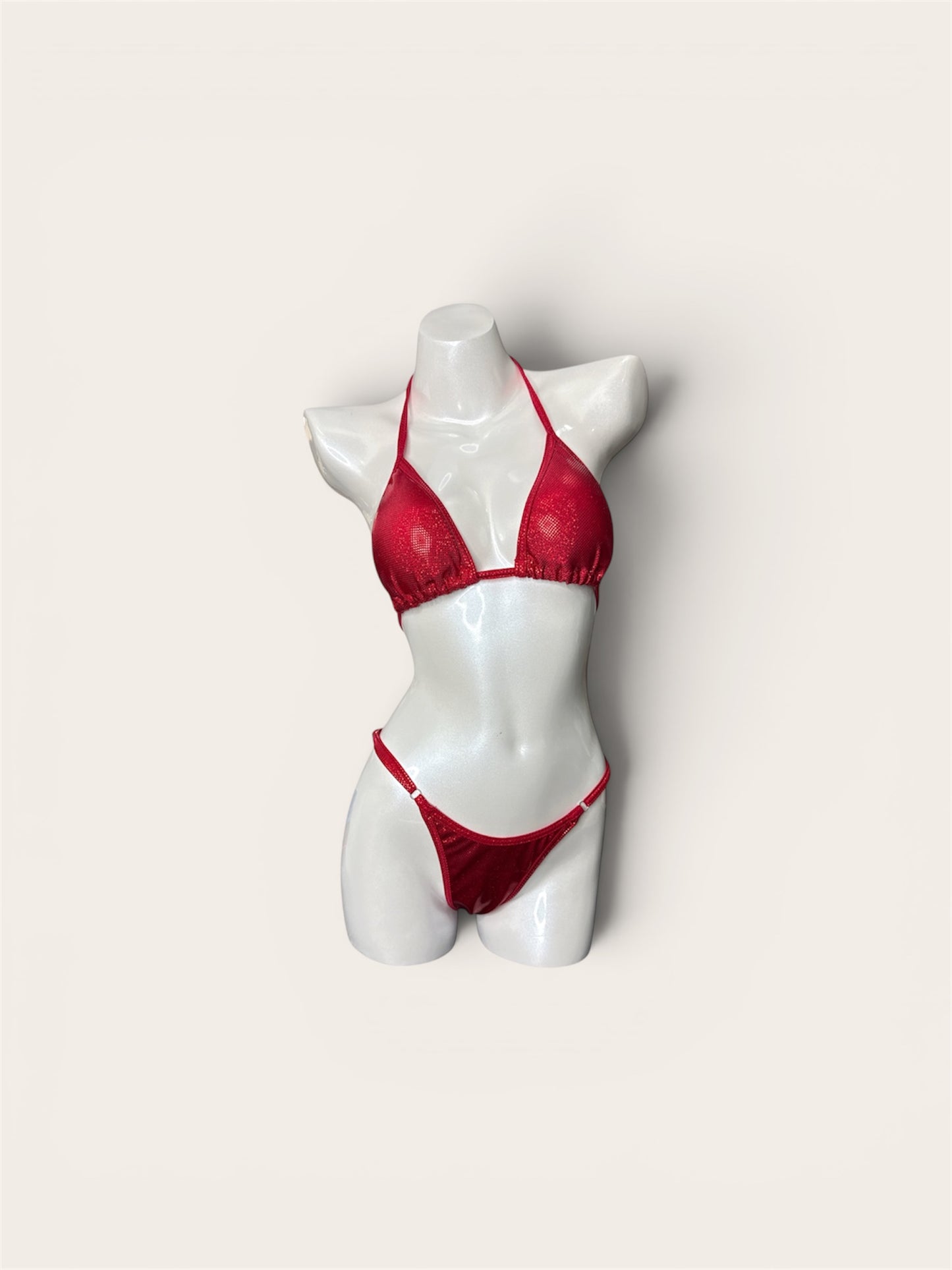 QS - Hologram digital red posing suit