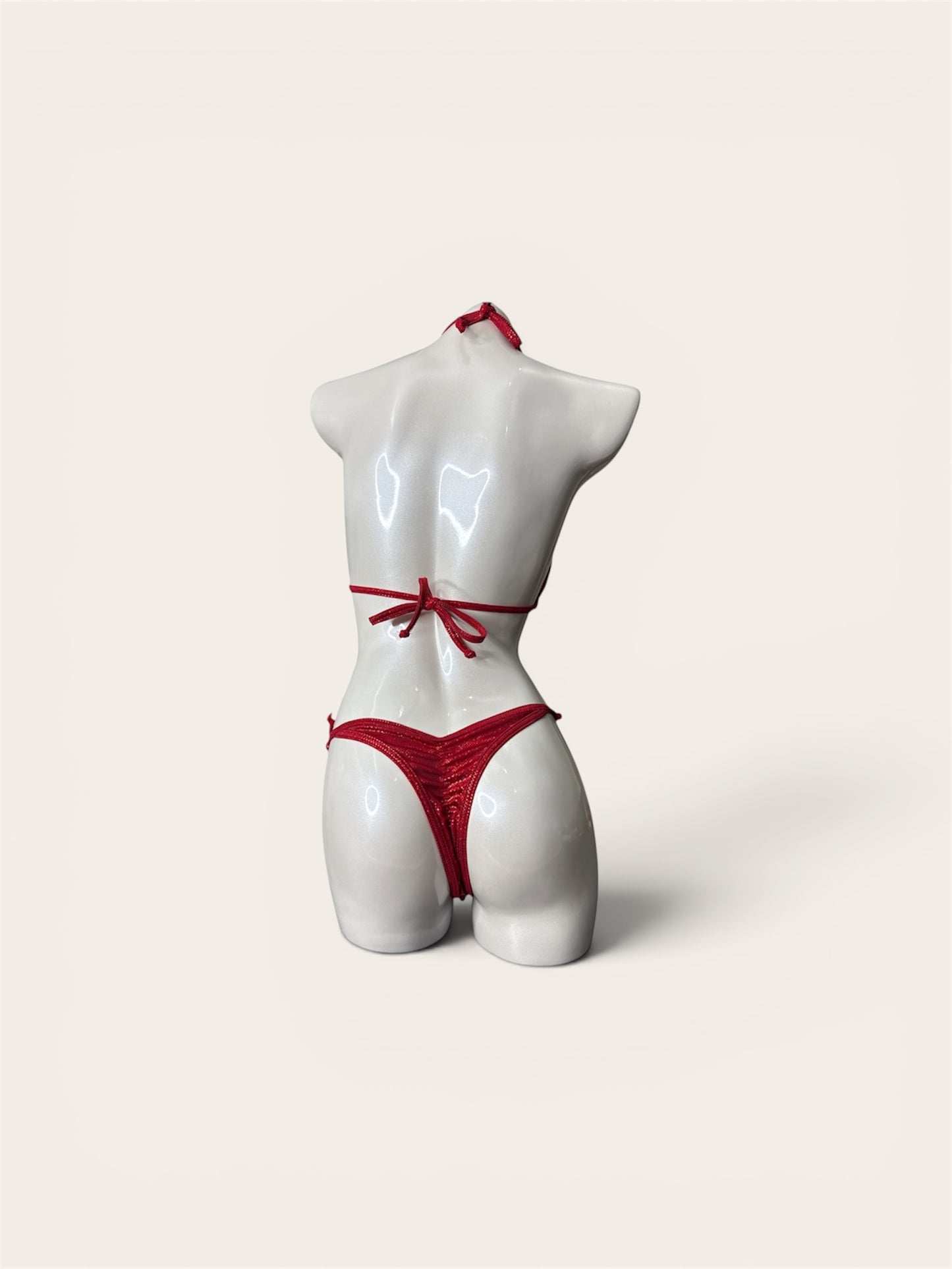 QS - Hologram digital red posing suit