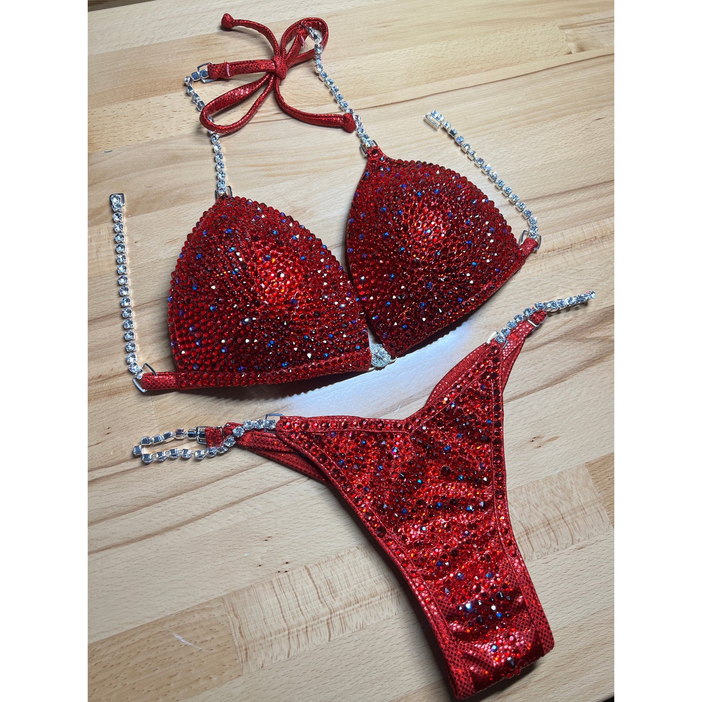 Scarlet Red Scatter design bikini